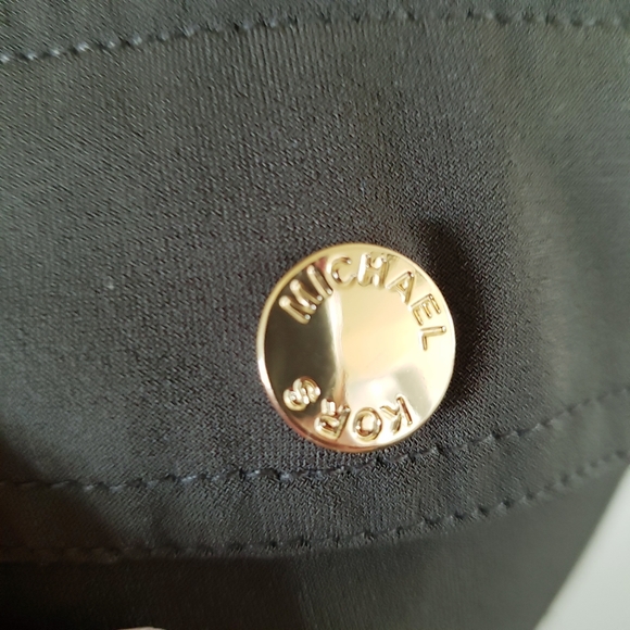 Michael Kors Long Sleeve Button Down Dress - Olive Green- XS - Picture 5 of 12